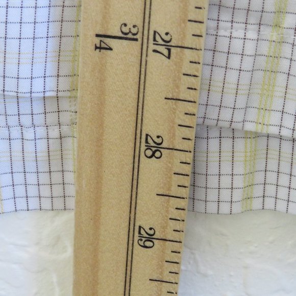 Cubavera*‎ Men's Short Sleeve Button Down Straight Hem plaid Shirt~ Size Large - Picture 9 of 12